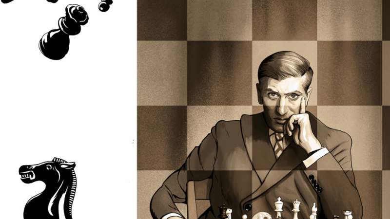 O gênio do xadrez Bobby Fischer