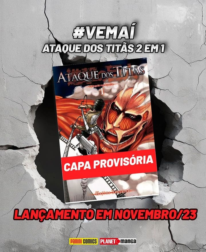 Ataque Dos Titãs Shingeki No Kyojin Mangá Vol. 23 Português